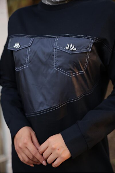 Bwest Dafne Pocketed Tracksuit Elastic Waist Trousers Double Set - (38-46) - 71153 - Black