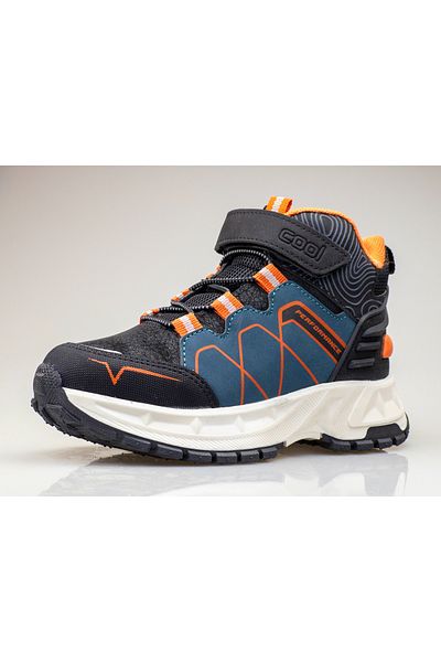 JOJO KIDS Unisex παιδικές μπότες ορειβασίας, αδιάβροχες, αντιολισθητικές σόλες, μπότες velcro