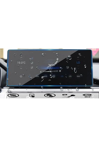 PiyasaSepeti Chery Tiggo 8 Pro 12.3 Inc Multimedia Screen Protector Unbreakable Transparent Tempered Glass