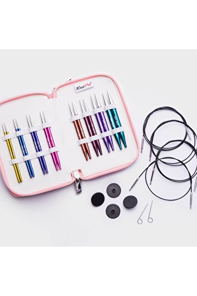 KnitPro ZING Deluxe Set - Kısa Uçlu (10CM)