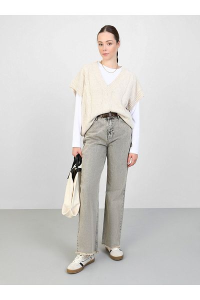 Benin Beige Melange Benin Knitwear Sweater