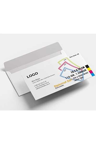 SIRADIŞI REKLAM ДИПЛОМАТСЬКИЙ КОНВЕРТ ЗІ СПЕЦІАЛЬНИМ ДРУКОМ БЕЗ ВІКОНКА, 100 ...