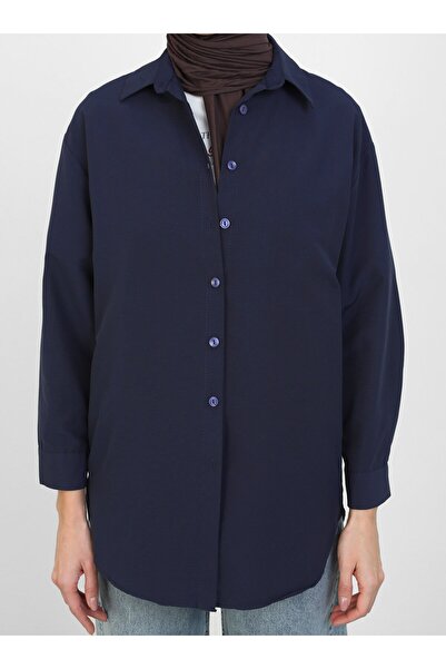 VAV Boyfriend Tunic - Navy Blue - Vav