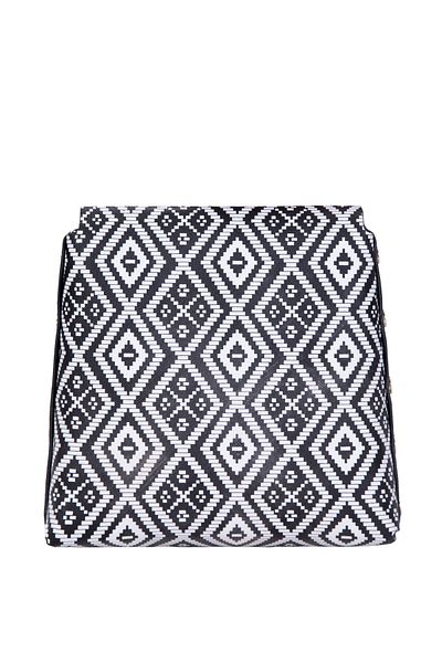 Judour Bags Geantă de umăr Judour alb-negru