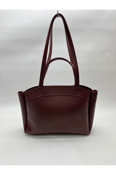 TAYMİR Women's Double Handle Suede Cub Zippered Tote Bag