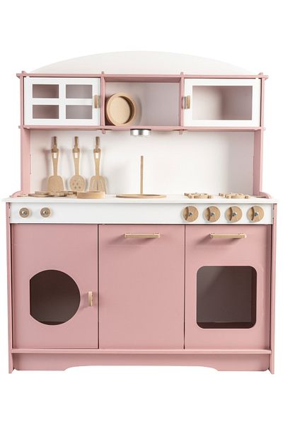 HOBBY HOUSE Wooden Children's Kitchen Set with Tea Set and Led Gift