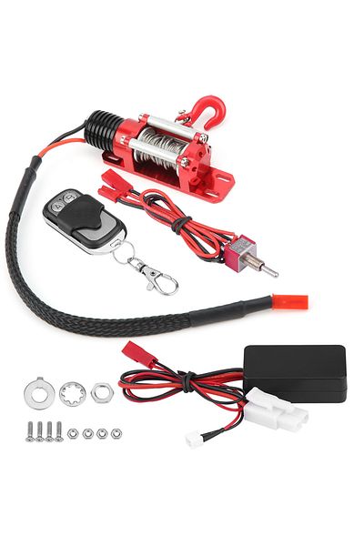 Choice As Show 1/10 Scale Rc Model Vehicle Crawler Car Accessory Metal Winch With Remote Controller Rc Craw