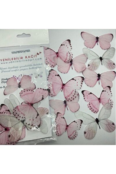 Yenilebilir Kağıt Wafer paper Yenilebilir Kelebek - YK-019