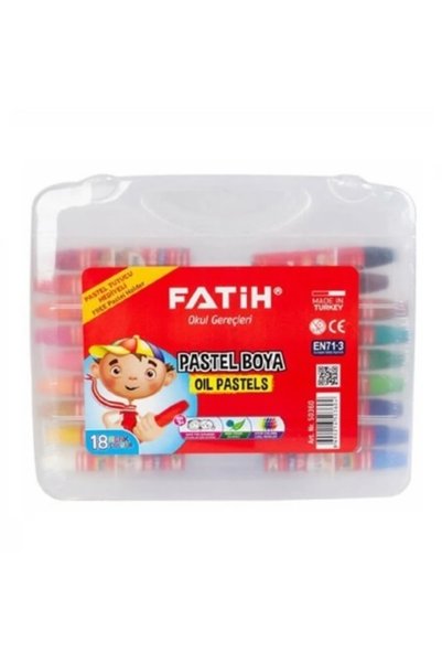 Fatih طلاء فاتح من البستيل مكون من 18 قطعة مع حقيبة لك