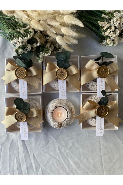 CevDen 50 Adet Tealight Mumluk Söz Nişan Düğün Doğum Günü Hediyelikk