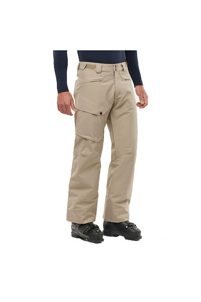 Salomon Untracked Men's Ski Pants - Brown