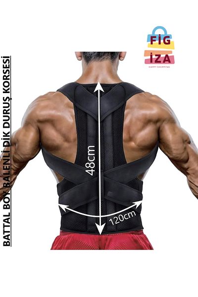 figiza Unisex Orthopedic Sports Corset - Upright Posture, Underwire, Anti Humpback
