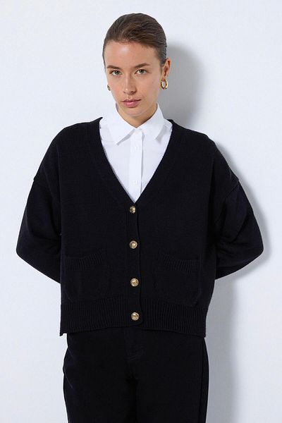 Touché Privé Buttoned Pocket Detailed Stricked Cardigan