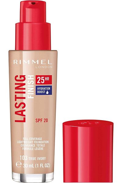 Rimmel Rimmel London Lasting Finish 35 Hour, Colour103 True Ivory Foundation Full-Coverage, 30ml (1oz)