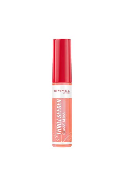 Rimmel Thrill Seeker Glassy Gloss Lip Gloss - 250 - Peachy Vibes, 10ml