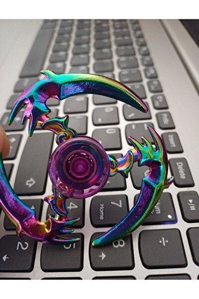 OYUNCAKSAHİLİ STRES ÇARKI METAL NİNJA YILDIZI UZ 3 KOL MODEL SAMURAY DEMİR ÇA...