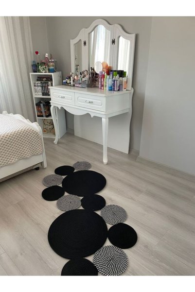 ADES HOME DESİGN Jute, Carpet, Rug, Living Room, Kitchen, Living Room, Bathroom Rug, Decor, Dowry, Gift S Doormat