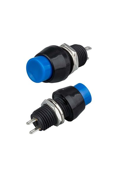 REWEL Blue 10mm Push On-Off 2P Switch Button Ds-450 Ic-191 633110