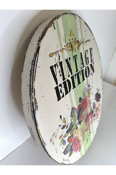 IremTasarimAtolyesi Vintage Design Wall Decoration Wooden Board