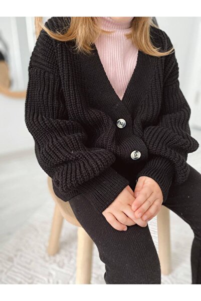 imoop design Kids Buttoned Knitwear Cardigan