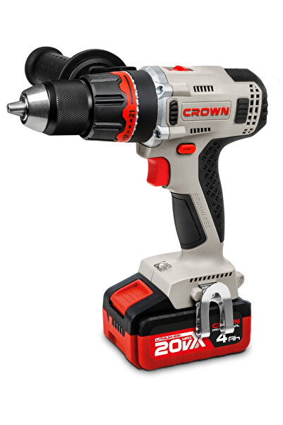 Crown Çift Vitesli Akülü Vidalama 20v-4ah Ct21090hmx-4 Bmc | Kömürsüz Motorlu Çift Akülü Şarjlı Matkap