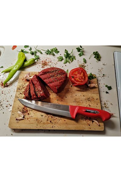 KB SOLİNGEN Slg 2mm No:4 Red Butcher(Et) Knife