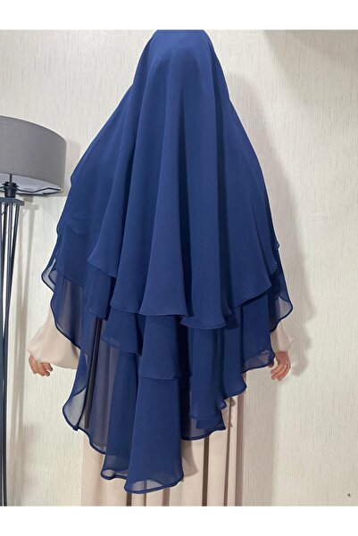 ARKARLİN 3 طبقات الحجاب سوفليه - الحجاب سوبر رايات متعدد الشيفون