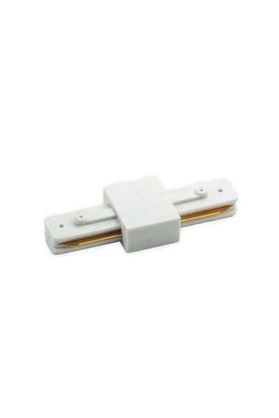REWEL Zmr Rail Spot Way - Single Phase Straight Connection Bracket White Zmr-213/B