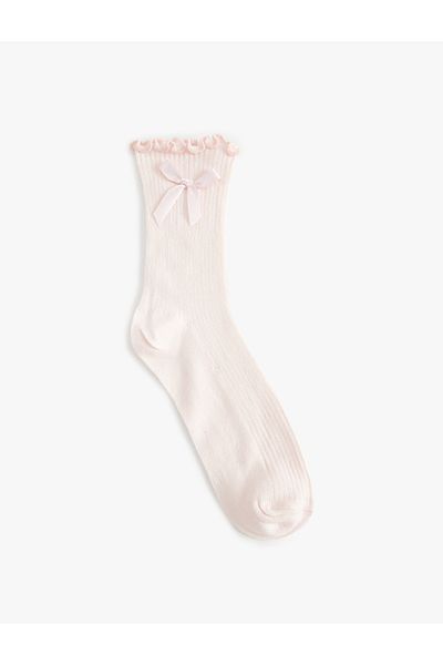 Koton Bow Detailed Socket Socks