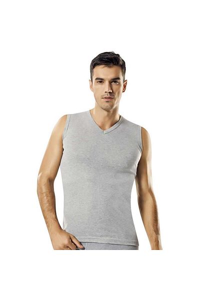Namaldı Αμάνικο ανδρικό εσώρουχο 118 R Rib V-Neck