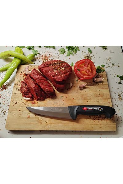 KB SOLİNGEN Slg No:1 Black Butcher(Et) Knife(Thickness:3Mm)