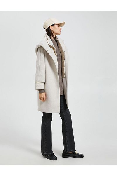 Koton Kaşe Coat Two-Piece Look