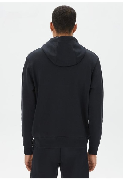 Nike Sportswear Swoosh Air Pullover Fleece Erkek Siyah Hoodie