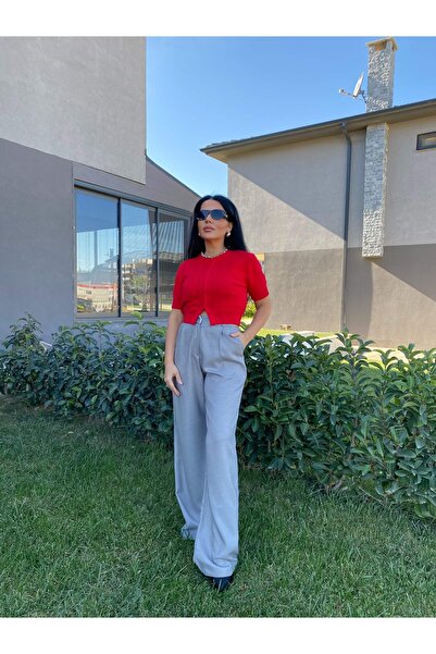 Millagros feel good with us Yakası Boncuklu Triko Hırka