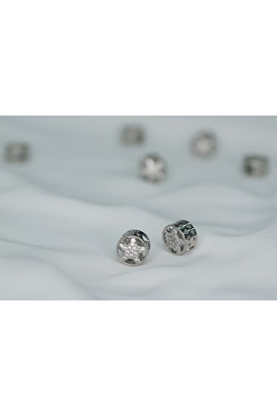 CYB STUDİO TAŞLI YILDIZ PASLANMAZ ÇELİK CHARM