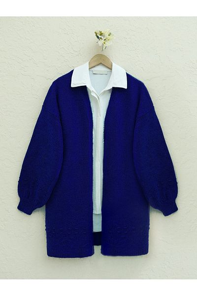 Modamorfo Pompom Knitwear Cardigan with Sleeves and Skirt -Saks