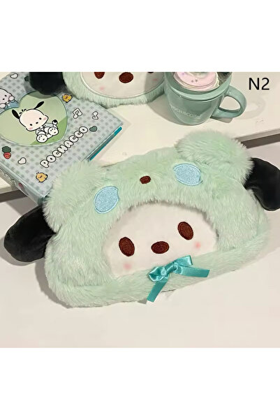 synshop Sanrio Kawaii Labubu Peluş Kalemlik Makyaj Çantası Kuromi Cinnamoroll...