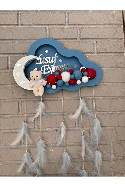 NeşeliAtölyem Ledli Bubble Bulut Kapı Süsü