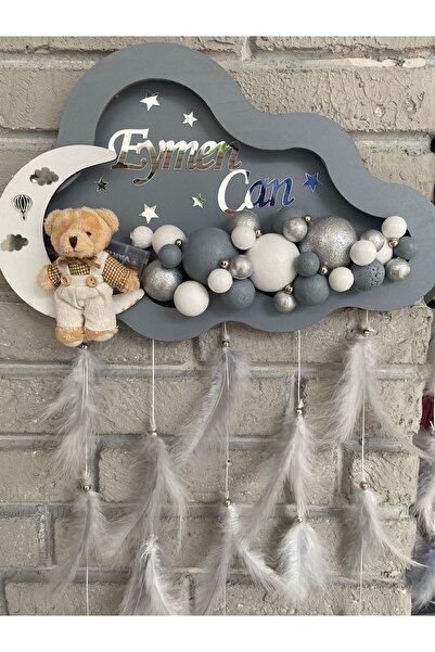 NeşeliAtölyem Ledli Bubble Bulut Kapı Süsü