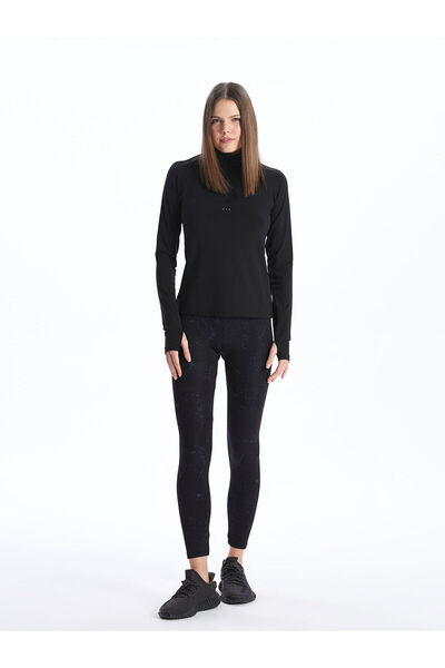 LC Waikiki Lcwk Damen-Sportstrumpfhose mit elastischem Bund und Muster