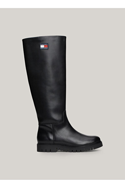 Tommy Hilfiger Deri Siyah Kadin Çizme EN0EN02627BDS