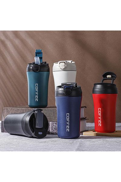 RubyBoutiques Stainless Steel Double Layer Thermos Alk3135 - Blc2418-4310
