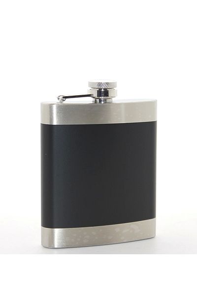 RubyBoutiques Stainless Steel Single 7 oz Flask Alk2673 - Blc4105-5082