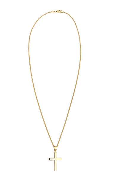 ELLI Náhrdelník Dámský kříž Symbol Basic ze stříbra 925