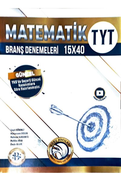 Okyanus Yayıncılık Bilgi Sarmal Yayınları TYT Matematik 15 x 40 Branş Denemeleri