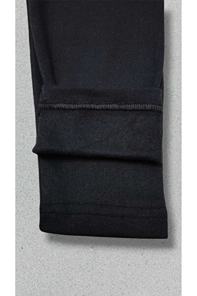 Senar Χειμερινό Μαύρο Χρώμα Κολάν με Διχτυωτό Πλεκτό Ύφασμα Μαλακό Εσωτερικό