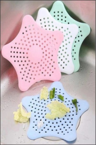 Mu Art Plastic Sink and Bathtub Star Strainer (4767)