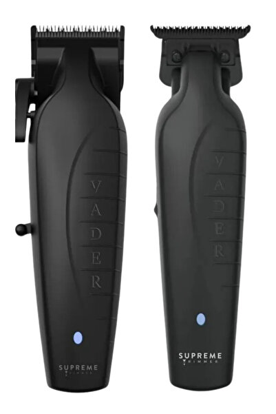 Supreme Trimmer Karizmatik İkili Set Vader Profesyonel Kablosuz Saç Sakal Kes...