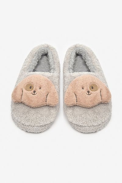 Penti Fluffy Dog Grey Booties