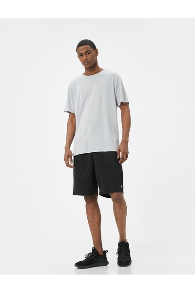 Koton Crew Neck Short Sleeve Sports T-Shirt - Back Printed